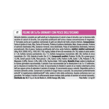 Purina Pro Plan Veterinary Diets Secco Gatto UR Urinary St/Ox Pesce Dell'Oceano Sacco 1,5kg