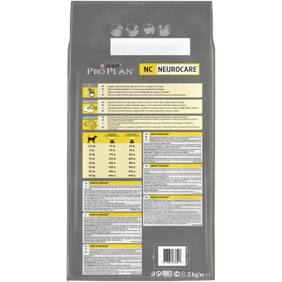 Purina Pro Plan Veterinary Diets Secco Cane NC Neurocare Sacco 3kg