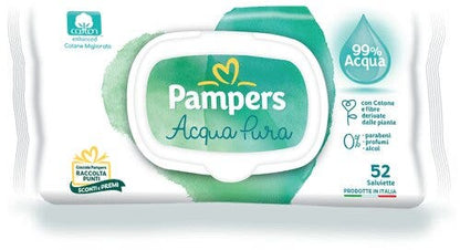 Pampers Naturello Acqua Pura 52 Salviette