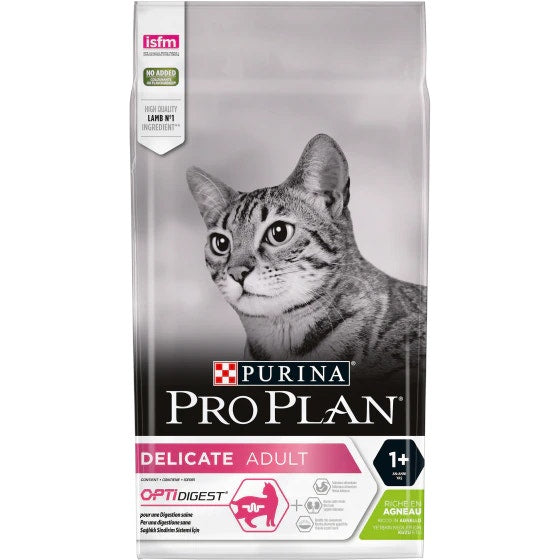 Purina Pro Plan Delicate Adult Gatto Crocchette Agnello Sacco 1,5kg