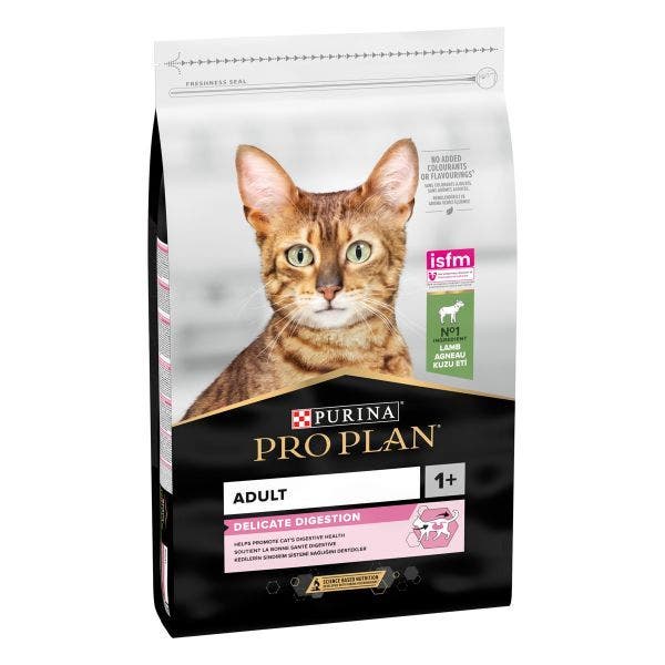 Purina Pro Plan Adult 1+ Delicate Digestion Cibo Secco Con Agnello Gatti Adulti Sacco 10 kg