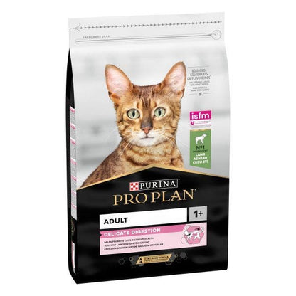 Purina Pro Plan Adult 1+ Delicate Digestion Cibo Secco Con Agnello Gatti Adulti Sacco 10 kg