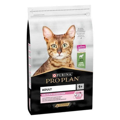 Purina Pro Plan Adult 1+ Delicate Digestion Cibo Secco Con Agnello Gatti Adulti Sacco 10 kg