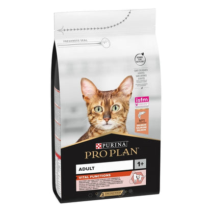 Purina Pro Plan Adult 1+ Vital Functions Cibo Secco Con Salmone Gatti Adulti Sacco 1,5 kg