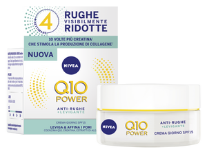 Nivea Q10 Power Crema Giorno Anti-Rughe + Levigante Spf 15 50ml