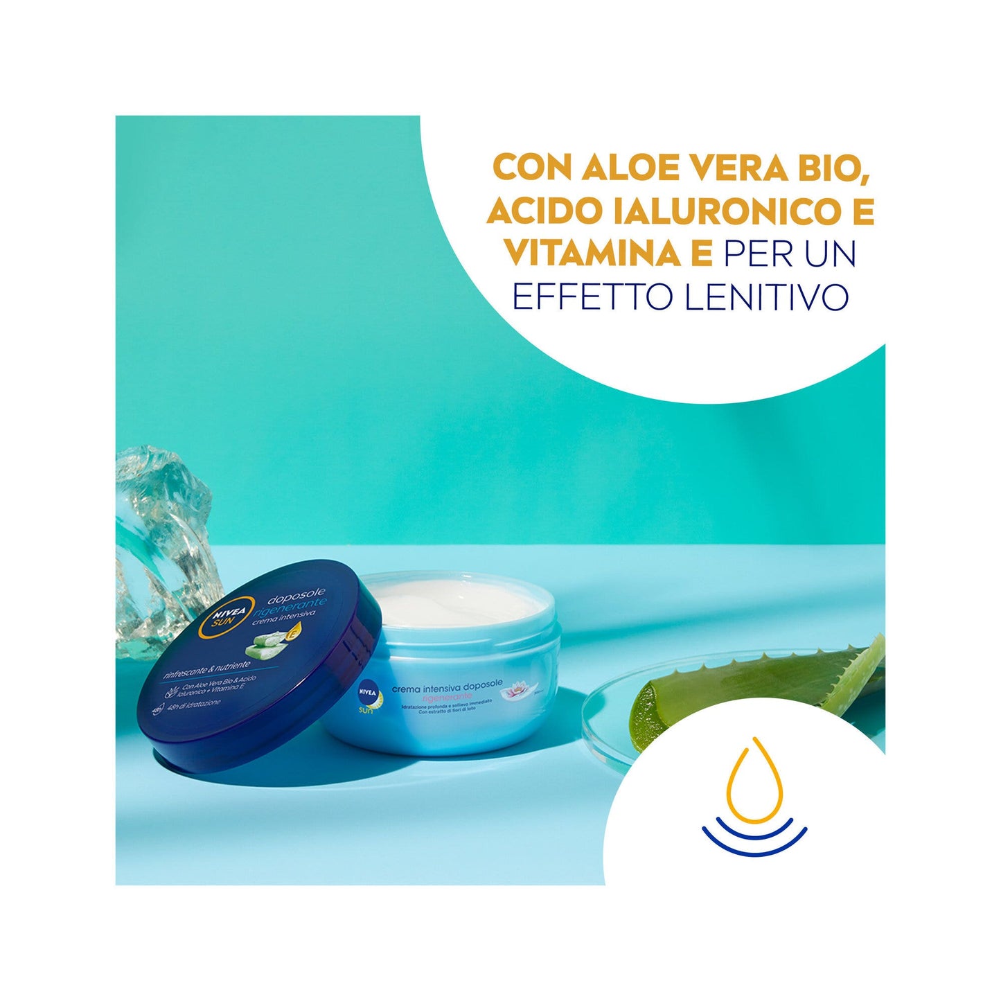Nivea Sun Doposole Rigenerante Crema Intensiva Idratante Per Un Sollievo Immediato 300ml