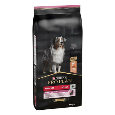 Purina Pro Plan Medium Adult Sensitive Skin Cibo Secco Con Salmone Cani Adulti Taglia Media Sacco 14 kg