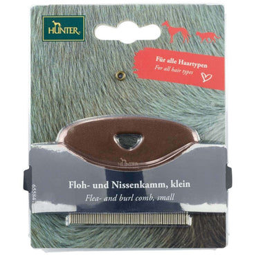 Hunter Pettine Antipulci/pidocchi Flea And Nit Comb 1 Pezzo Taglia M