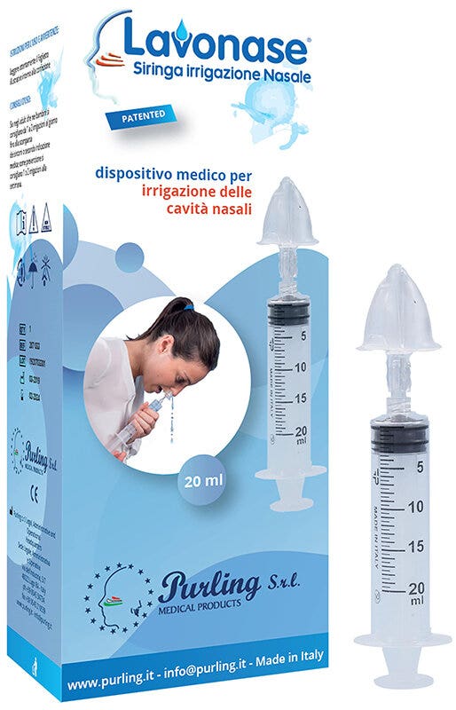 Lavonase Siringa Irrigazione Nasale