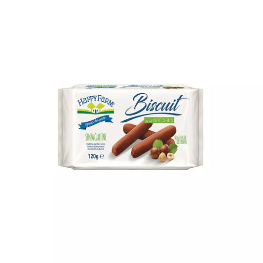 Happy Farm Bisc Nocciola 120g