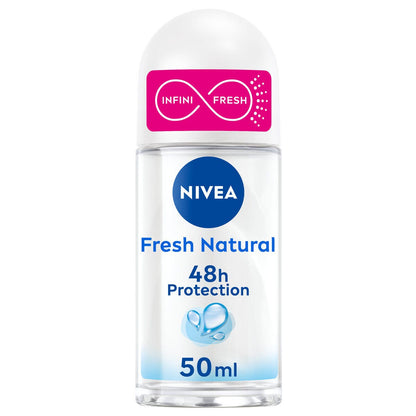 Nivea Fresh Natural Deodorante Roll On Antitraspirante Per Una Protezione 48h 50ml