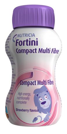 Nutricia Fortini Compact Multi Fibre Gusto Fragola 4x125g