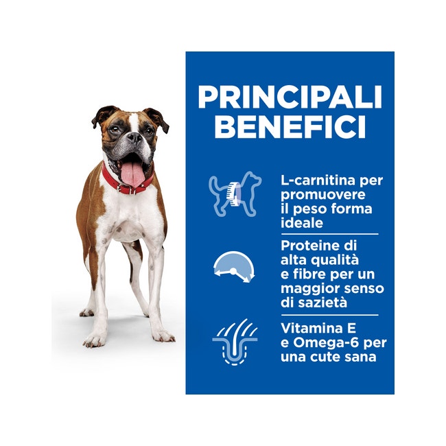 Hill's Science Plan Light Crocchette Pollo Per Cani Taglia Media 2,5kg