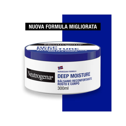 Neutrogena Balsamo Comfort Idratazione Intensa per Pelle Secca Crema Viso E Crema Corpo 300ml
