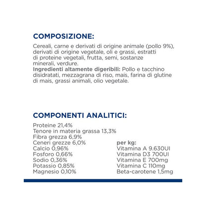 Hill's Prescription Diet Gastrointestinal Biome Crocchette Pollo Cani Sacco 1,5kg