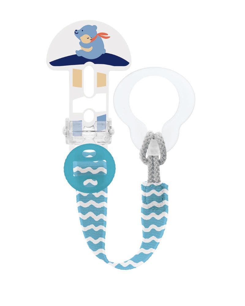 Mam Clip It & Cover Portasucchietto Per Bimbo 0 Mesi+ 1 Pezzo Fantasia Assortita