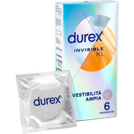 Durex Invisible XL 6 preservativi