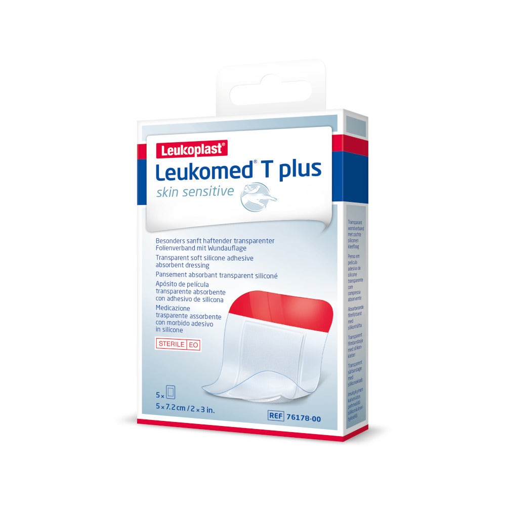 Leukomed T Plus Medicazione Post Operatoria Trasparente Impermeabile 5x7,2cm 5 Pezzi
