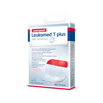 Leukomed T Plus Medicazione Post Operatoria Trasparente Impermeabile 5x7,2cm 5 Pezzi