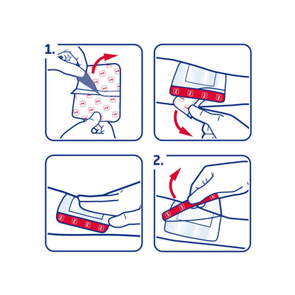 Leukomed T Plus Medicazione Post Operatoria Trasparente Impermeabile 5x7,2cm 5 Pezzi