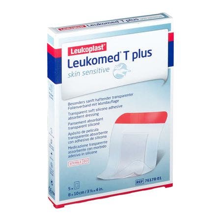 Leukomed T Plus Medicazione Post Operatoria Trasparente Impermeabile 5x7,2cm 5 Pezzi