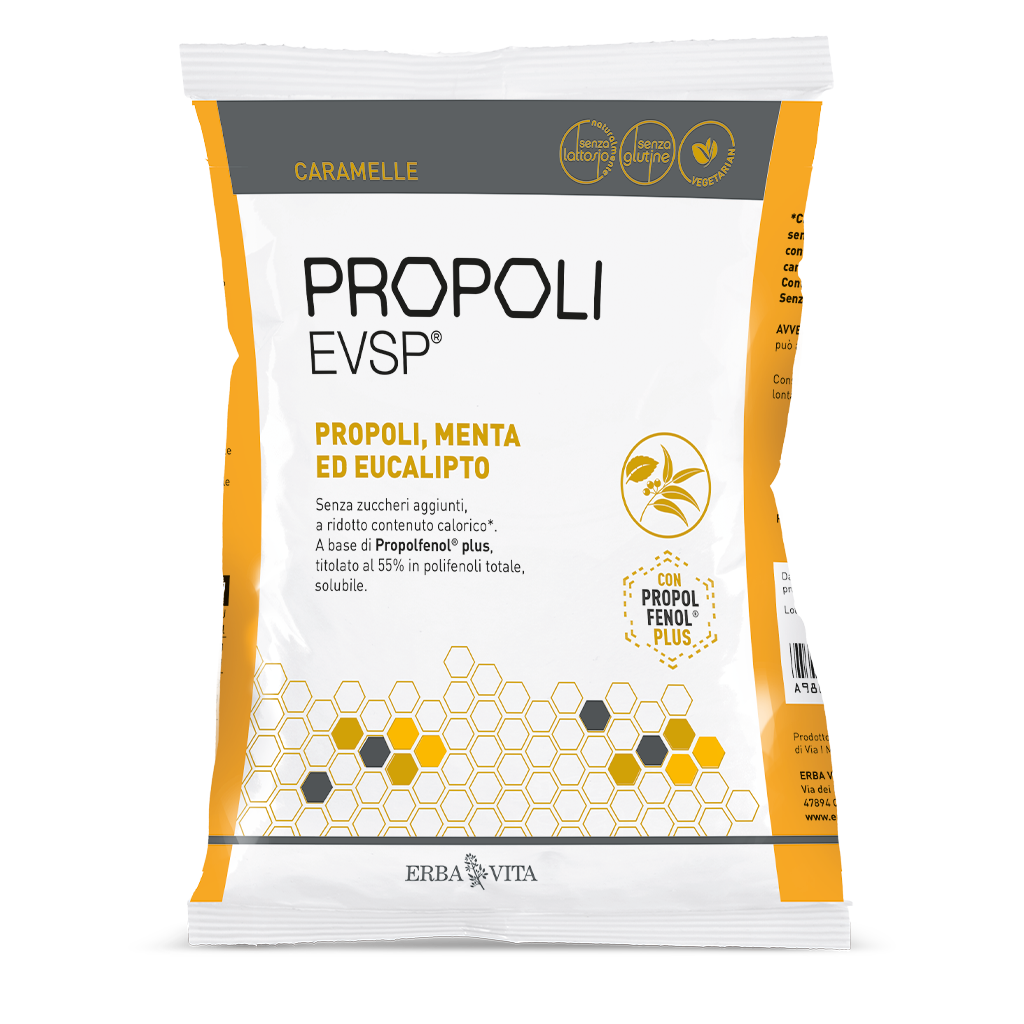 Propoli EVSP Caramelle Propoli Menta Eucalipto 65g