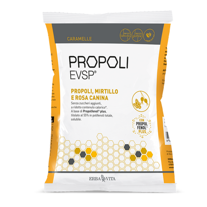 Caramelle Propoli Evsp Gusto Mirtillo E Rosa Canina 65g