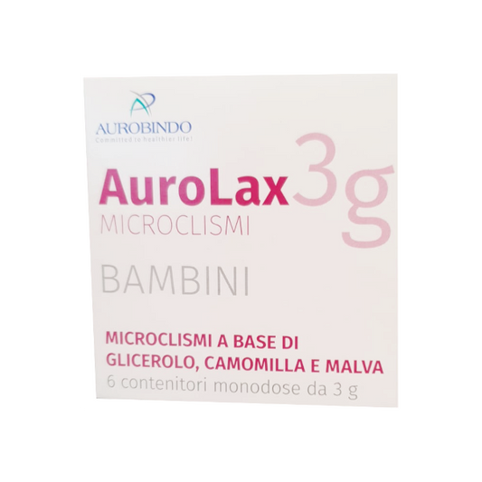 Aurolax Microclismi Bambini 6 Pezzi