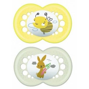 Mam Original N Succhietti Silicone Colore Neutro 2 Pezzi 16Mesi+