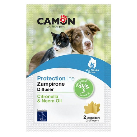 Camon Protection Zampirone Citronella Neem Cane/Gatto 2 Pezzi