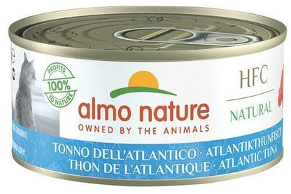 Almo Nature HFC Natural Cibo Umido Tonno Dell'Atlantico Per Gatti Adulti Scatoletta 150g