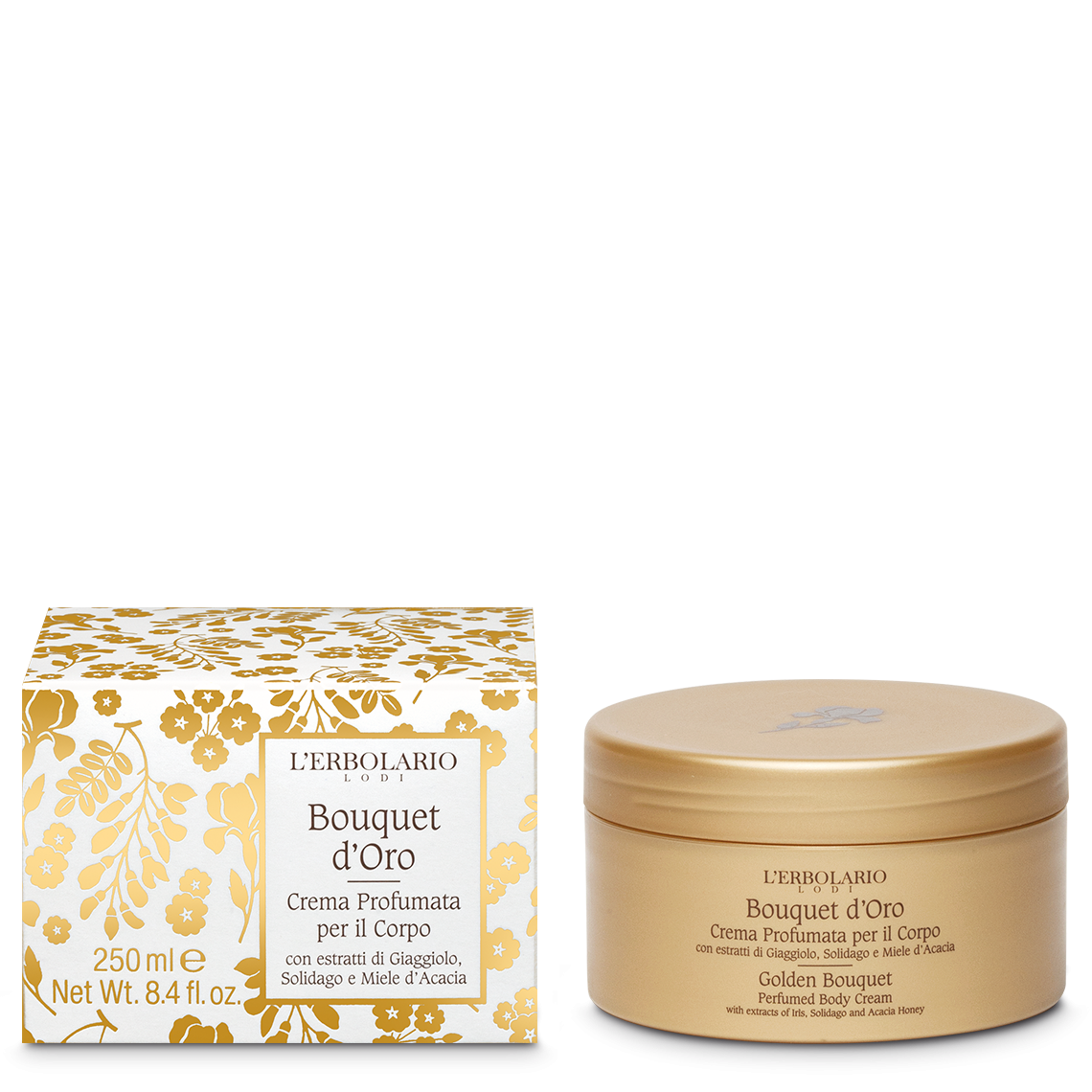 L'Erbolario Bouquet d'Oro Crema Profumata Per Il Corpo 250ml