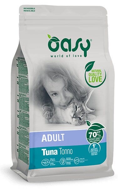 Oasy Lifestage Adult Tonno Cibo Secco Per Gatti 7,5kg