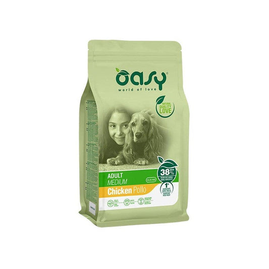Oasy Adult Medium Con Pollo Per Cani Adulti 3kg