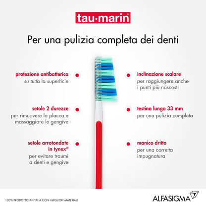 Taumarin Spazzolino Scalare 33 Molto Morbido Con Antibatterico