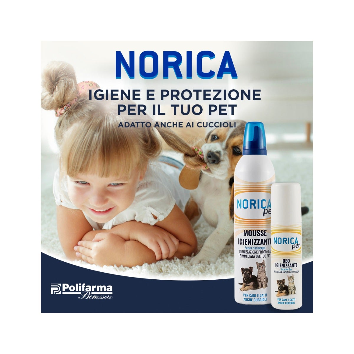 Norica Pet Deo Igienizzante Per Cani E Gatti 100ml