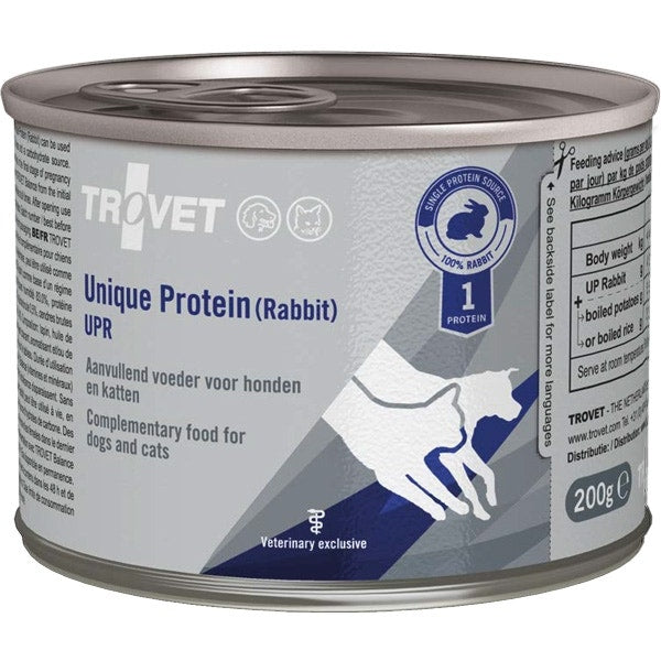 Trovet Unique Protein Coniglio Mangime Complementare per Cani e Gatti 200g