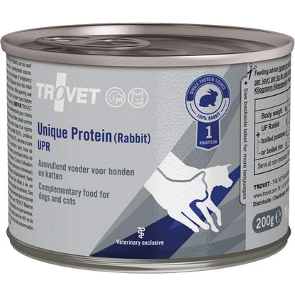 Trovet Unique Protein Coniglio Mangime Complementare per Cani e Gatti 200g
