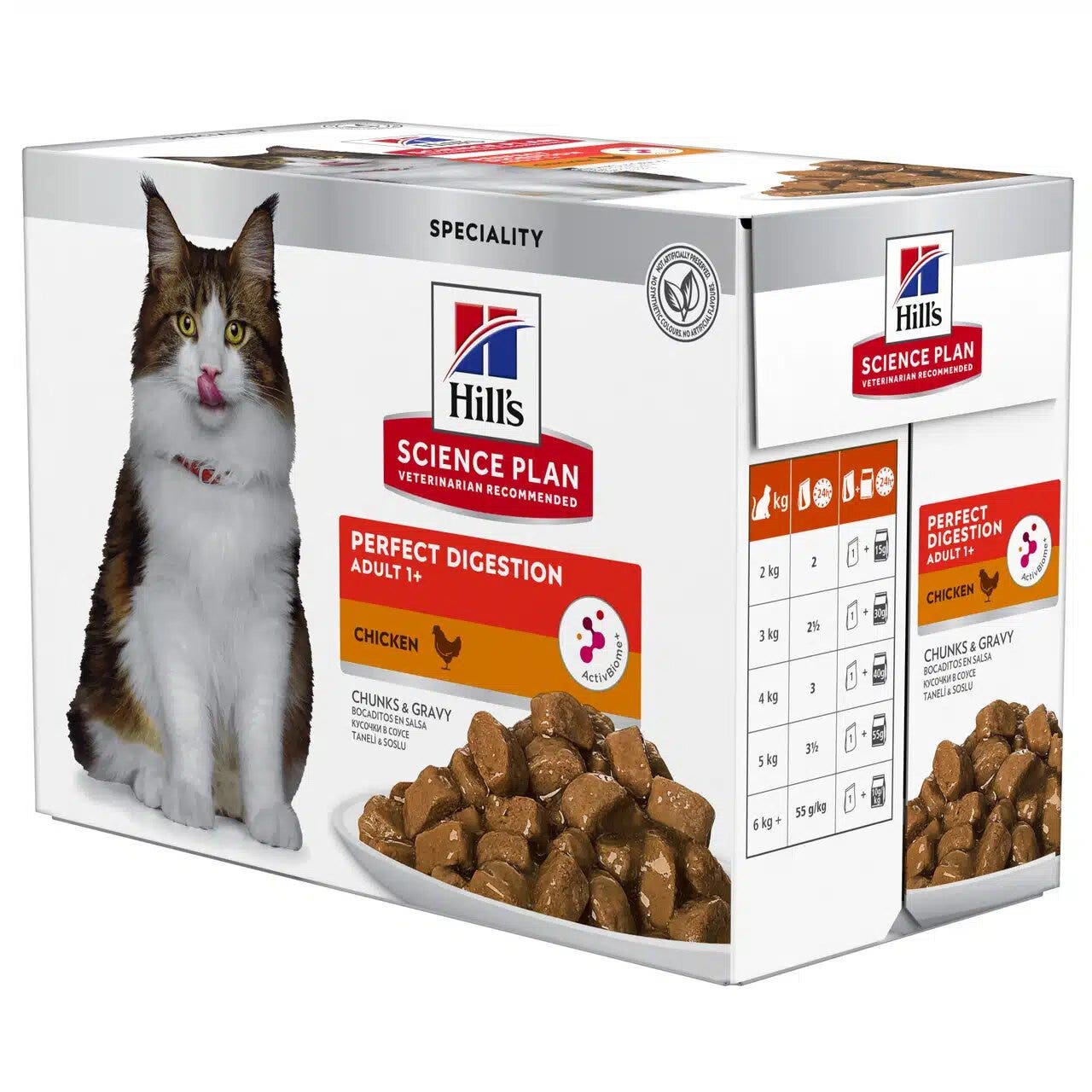 Hill's Science Plan Perfect Digestion Bocconcini Pollo Gatti Bustine 12x85g