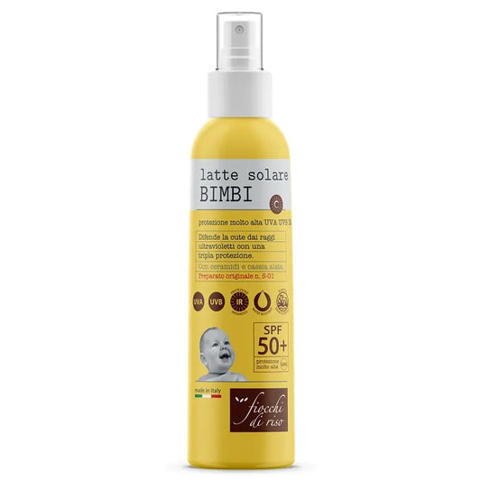 Fiocchi di Riso Latte Solare Bimbi SPF50+ Spray 140ml