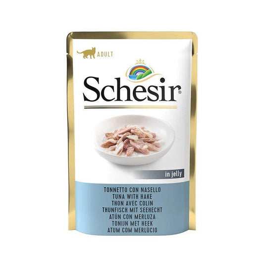 Schesir In Jelly Gatto Tonnetto Con Nasello In Gelatina 85g In Busta