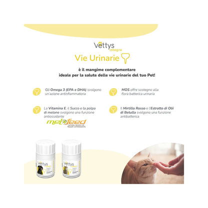 Vettys Integra Vie Urinarie Per Gatti 30 Compresse