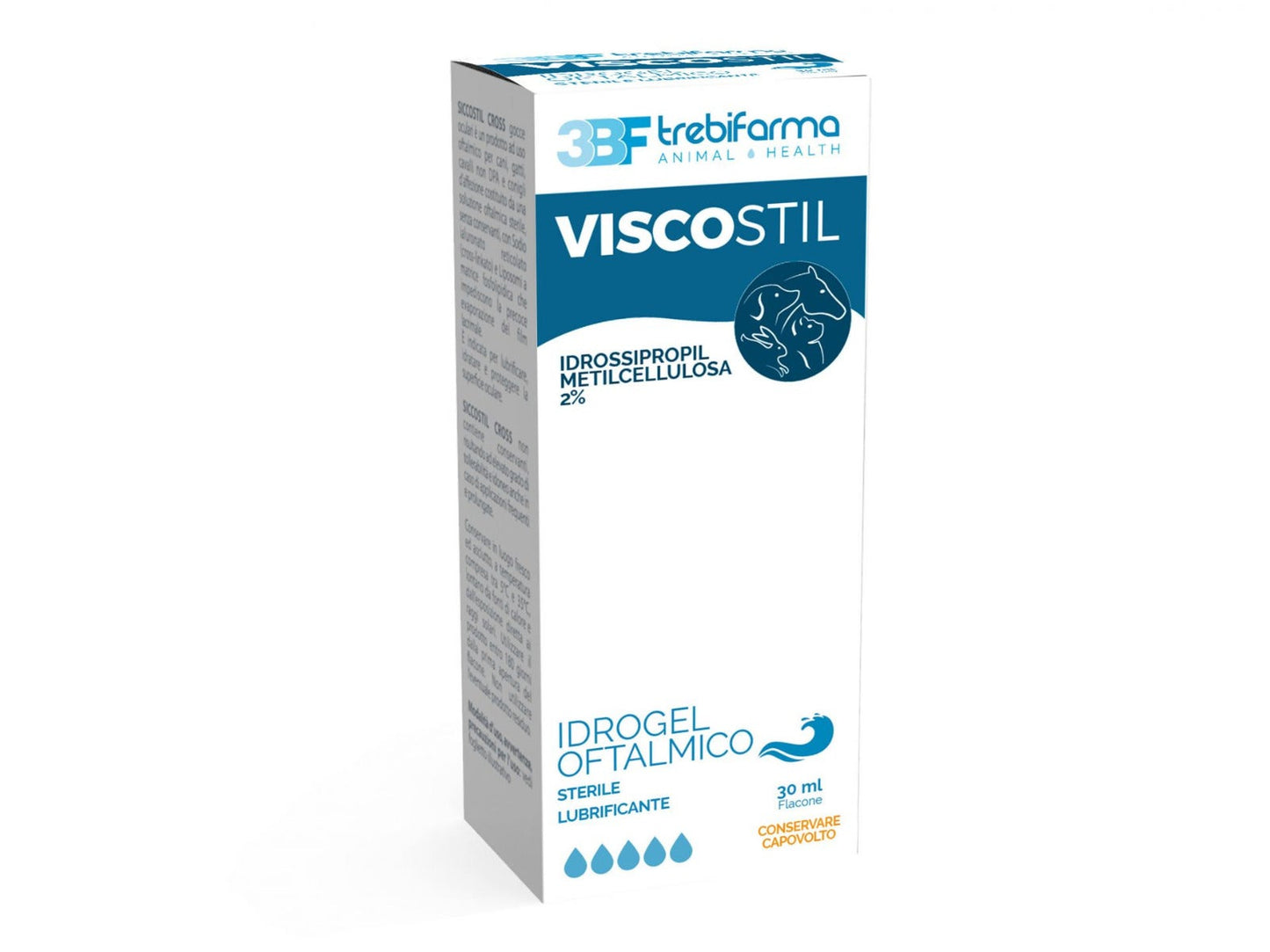Trebifarma Viscostil Idrogel Oftalmico Sterile Lubrificante Per Animali 30ml