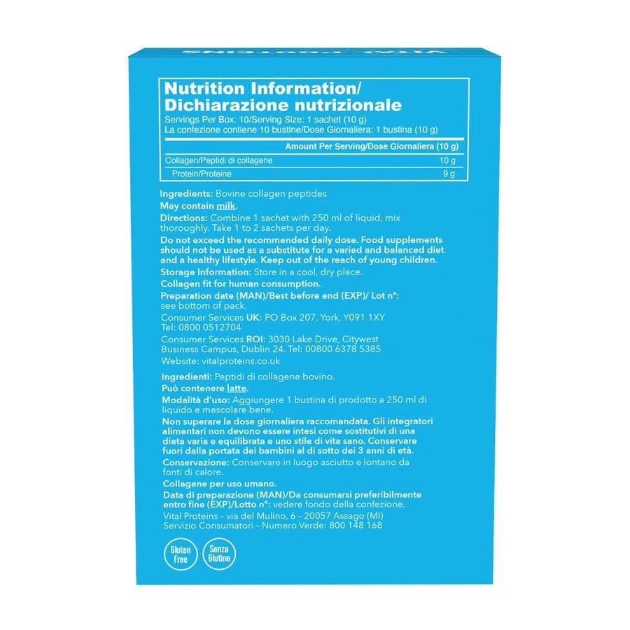 Vital Proteins Collagen Peptides 10 Bustine x 10g