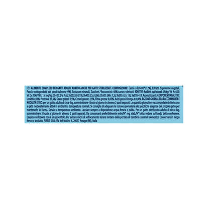 Purina Felix Le Ghiottonerie Gusto Salmone Cibo Umido Gatti Adulti Busta 85g