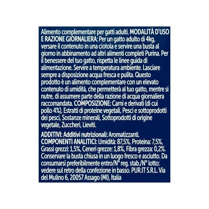 Purina Felix Soup Gusto Pollo Cibo Umido Gatti Adulti Busta 48g