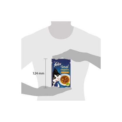 Purina Felix Soup Gusto Pollo Cibo Umido Gatti Adulti Busta 48g