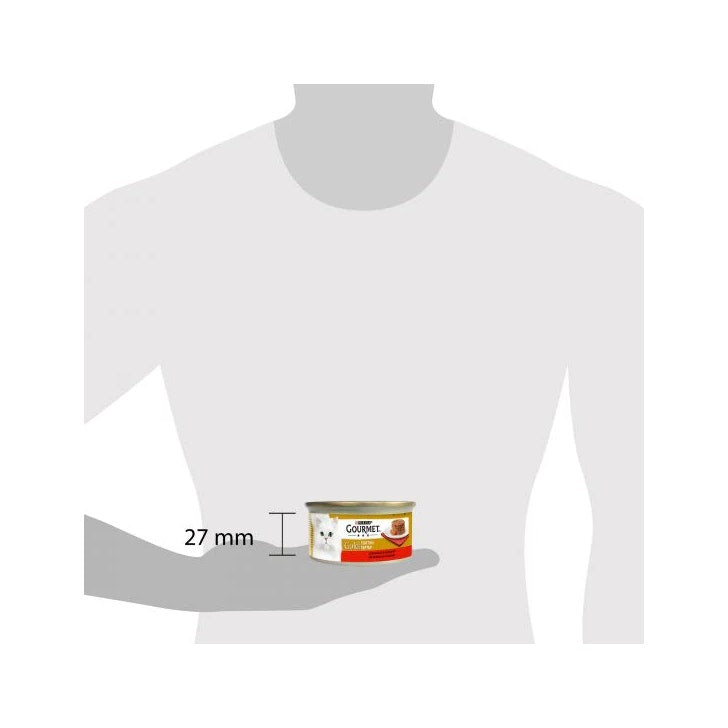 Purina Gourmet Gold Tortini Con Manzo E Pomodori Per Gatti Lattina 85g