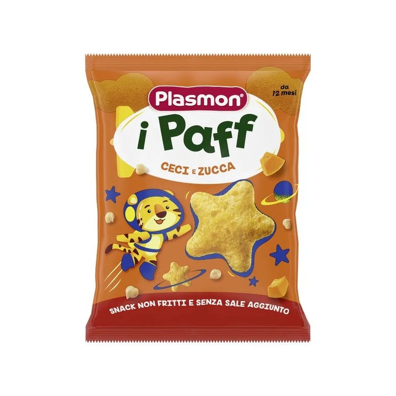 Plasmon Paff Stelline Ceci E Zucca 12M+ 15g
