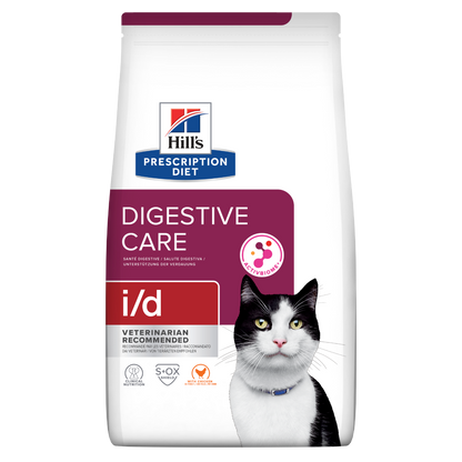 Hill's Prescription Diet I/D Digestive Care Crocchette Per Gatti Con Pollo Sacco 3kg